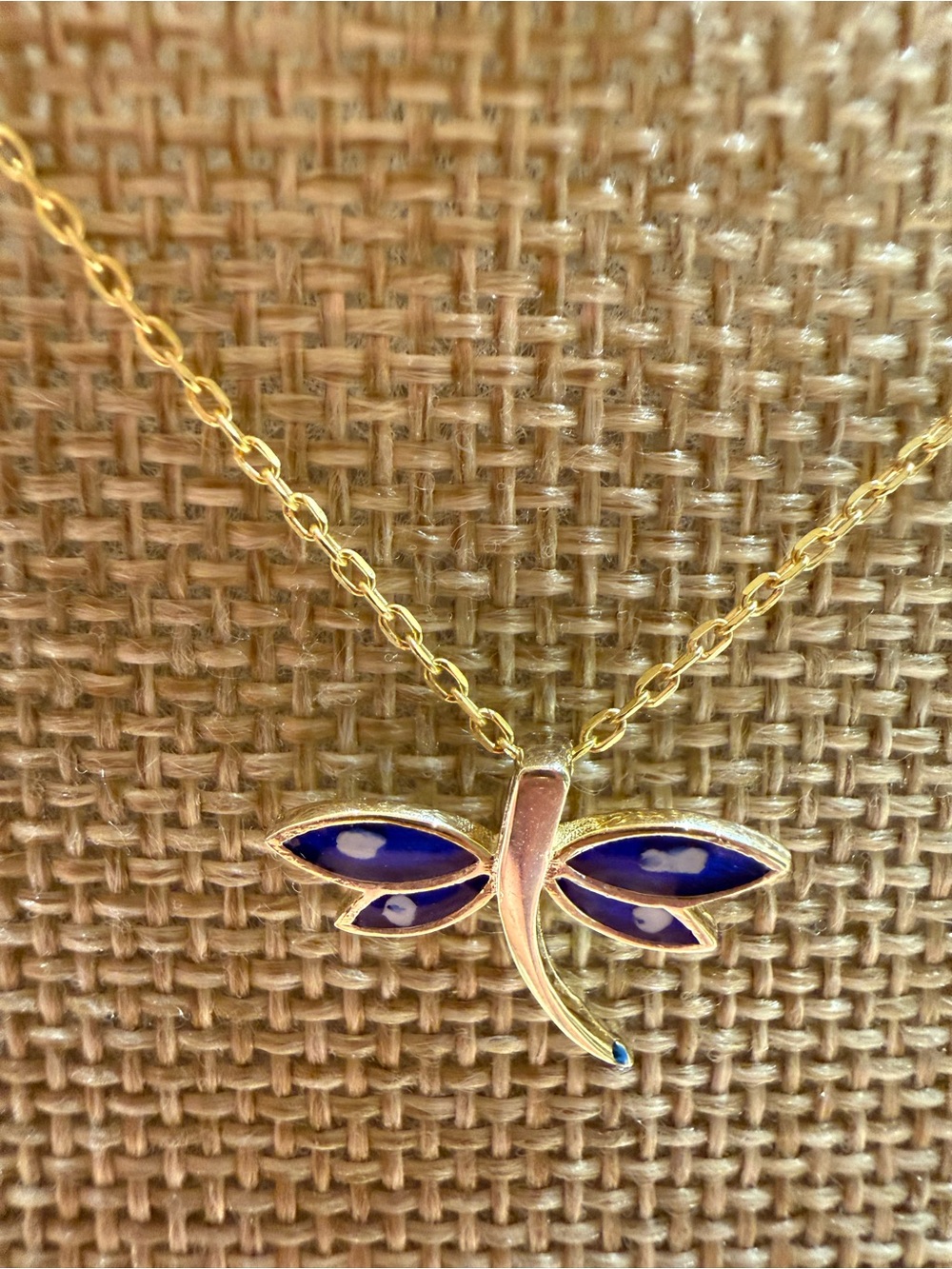 Fun Fashion Enamel Dragonfly Necklace
